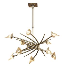 M0312AB  Flavia AB Telescopic Pendant 10 Light